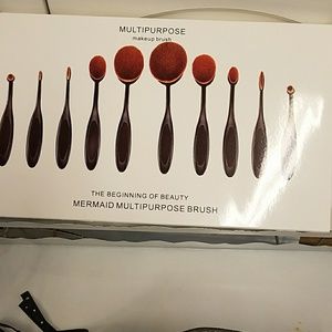 Makeup brushes Mermaid 10 brushes